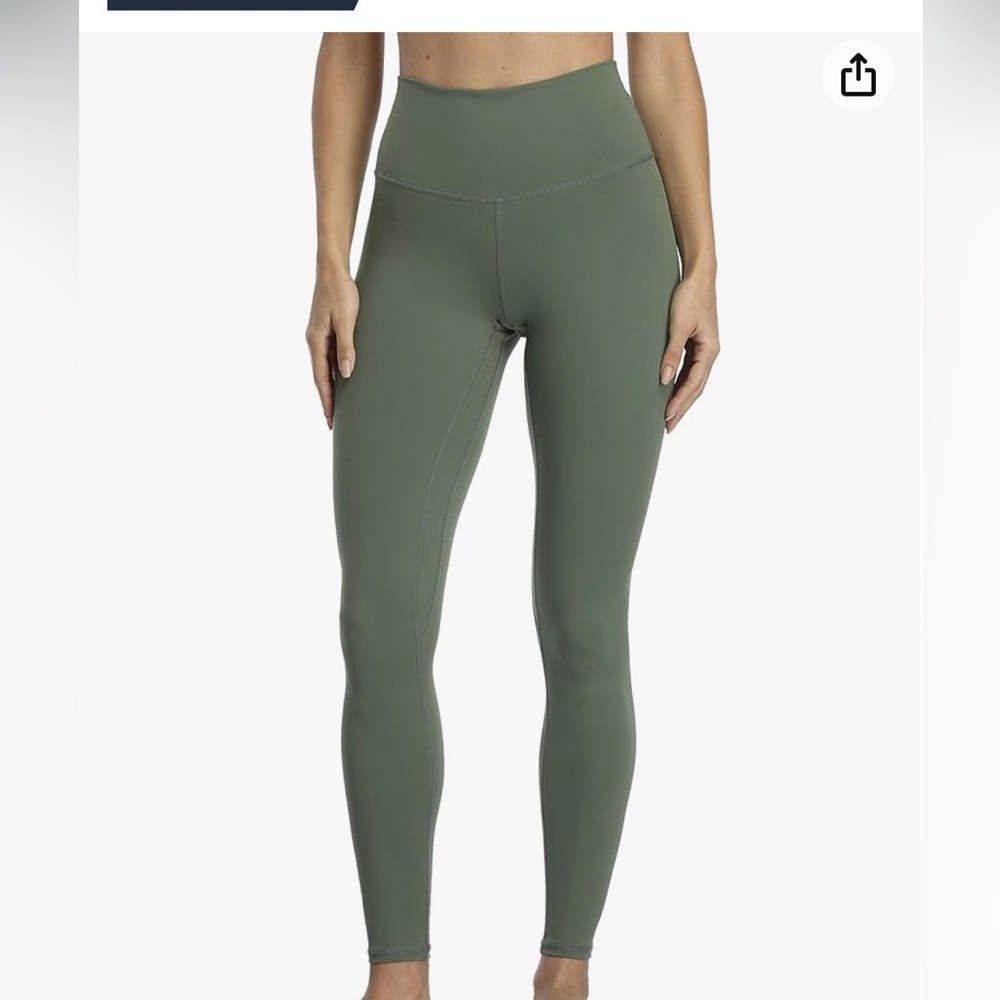 Green yunoga leggings